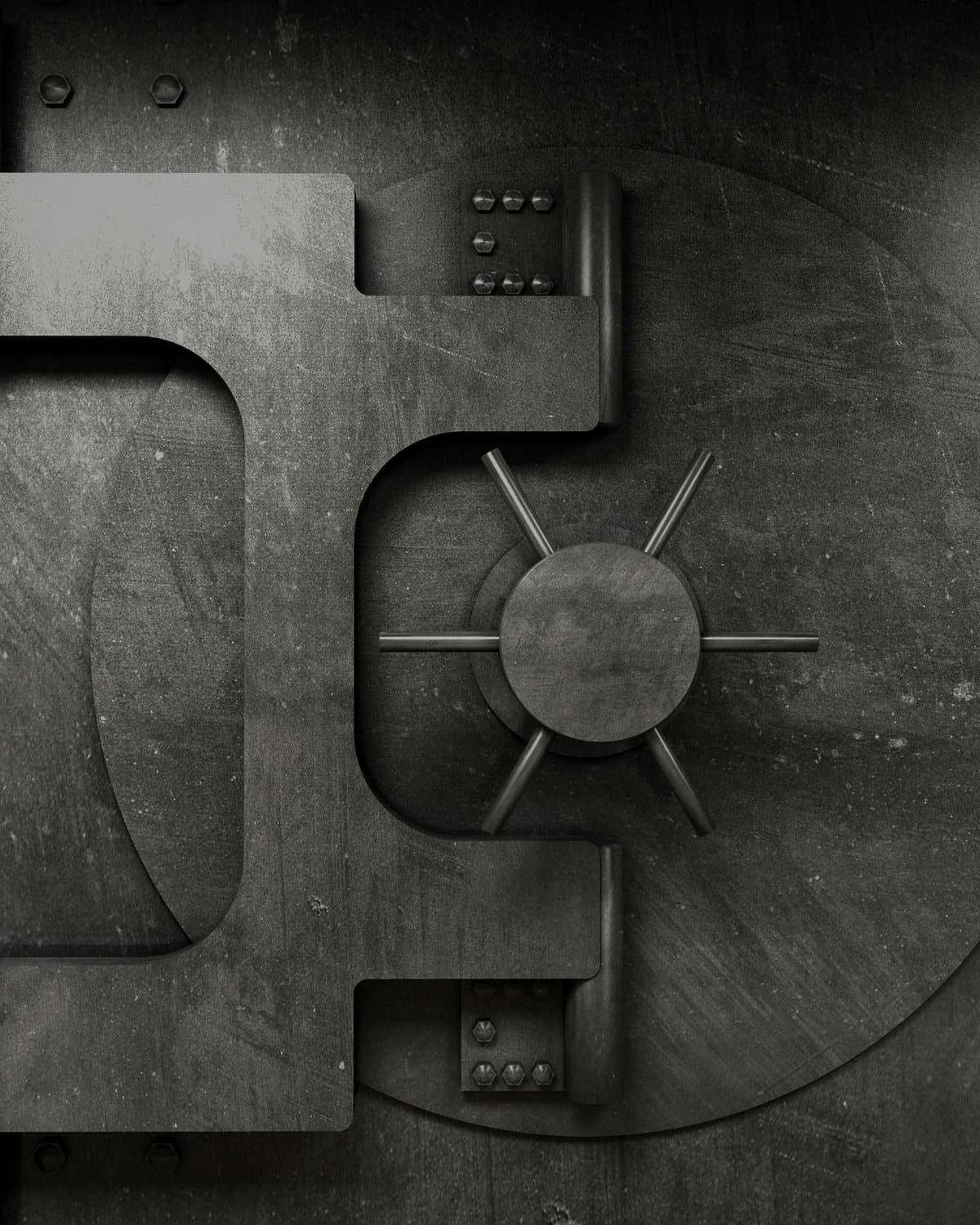Bank vault safe deposit boxes